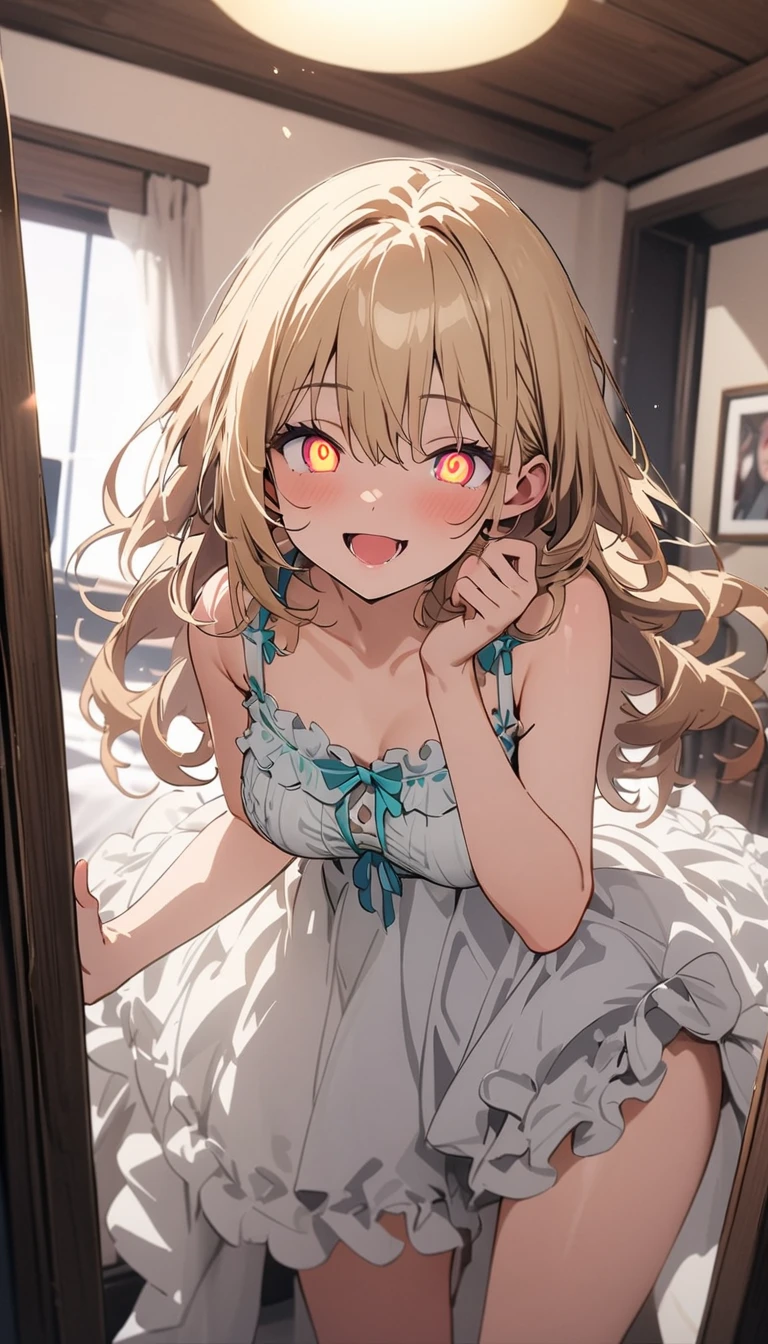 (masterpiece, Highest quality:1.2), cute woman Hands raised