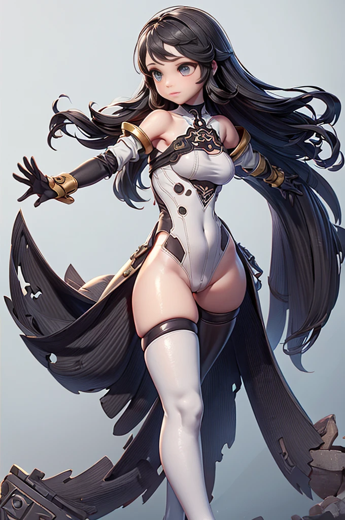 Nier automata, (nier automata), solo, ray tracing, Estilo 3D, 3DMM, corpo inteiro,(Front view), (Emist on the left),(seios muito grande),barriga perfeita, perfect and symmetrical eyes, (perfect handuturistic sword in hand)), ((cabelos curto)), pele clara, cintura fina, pernas grande, low water, Show legs to the top of the waist, (tecido partido caindo sobre as pernas),((top muito aberto)),pele ultra realista, pele ultra detalhada, olhos realistas humano,pele ultra realista,traje super sensual, top com babados,(pubis com muito volume),(extremamente sensual),(very sensual),((saia rodada com texturas detalhas nas extremidades)),((saia rodada com abertura em uma das laterias)),((saia curta projetada para traz)),((bodysuit extremamente fino branco cavado)),((white bodysuit with slit to the waist)),((mid-waist bodysuit)),(mostrar pernaostrar pernas), top quadriculado, fendas da cintura para a coxa, desenhos decorando tecidos, linhas acesas no tecido,texturas bem definidas, dress flying backwards,(((Big tits))),(((Big tits))),(((bodysuit cavado branco))),(((bodysuit fino e cavado branco no alto da cintura))),(((ninfa))),(((ninfeta))),((ninfeta)),((((one shoulder thigh length)))),(((modelo coreana)))