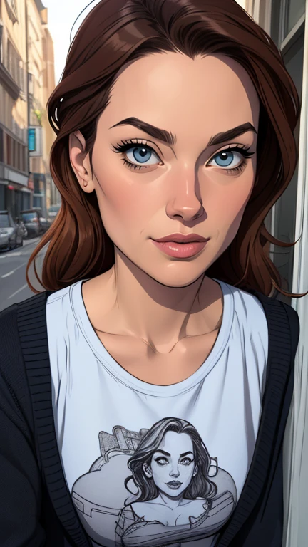 estilo de desenho animado:1.2), corpo inteiro estilo Cartoon Atriz  Yvonne Strahovski  Mulher Imagem de desenho animado de uma mulher , roupas sensuais , garota super fofa, cartoon style illustration, estilo de arte dos desenhos animados, estilo de arte dos desenhos animados, digital illustration style, design de personagens altamente detalhado, arte digital detalhada fofa, City fan art, design de personagem retrato, beautiful digital illustration, retrato de alta qualidade, arte em quadrinhos, retrato do design do personagem, Buso com fundo branco, no clothes and medium breasts, female character in the cartoon style The Lord of the Rings I buy the whole 