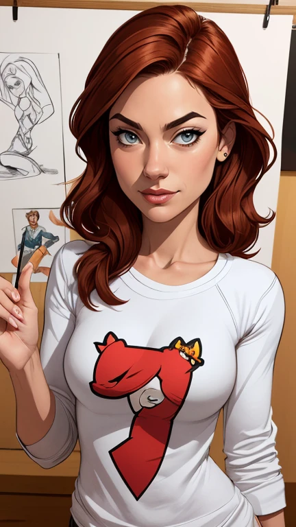 estilo de desenho animado:1.2), corpo inteiro estilo Cartoon Atriz Yvonne Strahovski Mulher Imagem de desenho animado de uma mulher , roupas sensuais , garota super fofa, cartoon style illustration, estilo de arte dos desenhos animados, estilo de arte dos desenhos animados, digital illustration style, design de personagens altamente detalhado, arte digital detalhada fofa, City fan art, design de personagem retrato, beautiful digital illustration, retrato de alta qualidade, arte em quadrinhos, retrato do design do personagem, Buso com fundo branco, no clothes and medium breasts, female character in the cartoon style The Lord of the Rings I buy the whole