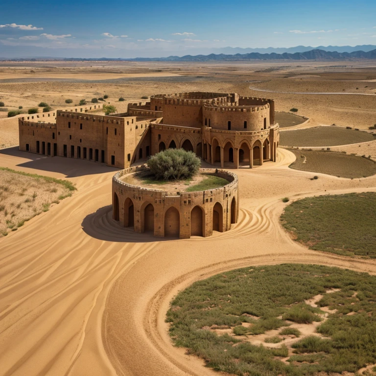 The Reuven Empire is a rich kingdom with a grand castle as its centerpiece. Though the land is the dry plains, the people have adapted to this biome by developing a unique way of life. The castle is built in a region with lots of sand and grass.It is built near a huge oasis. Part of the castle is built of glass. Plants are rare in these parts, as there usually is not enough water for them to survive. But many drought resistant grasses grow in these parts. This is a very medieval kingdom. There are no trees except for palm trees. This kingdom is built in the plains. There is flatland everywhere. There is no water nearby. There is no beach there is no lake. This is flat dry sand land. There is a few plants, but those are wheat grasses. Otherwise they’re is sand everywhere and red clay. Lots of clay.