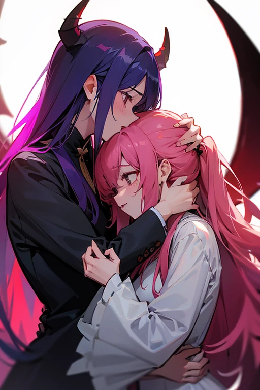 yuri couple、devil、cute