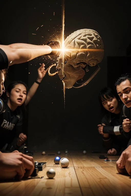 The battle is raging - a game of intelligent teams! But one team was created to win and its name is quickly we take out the brain!