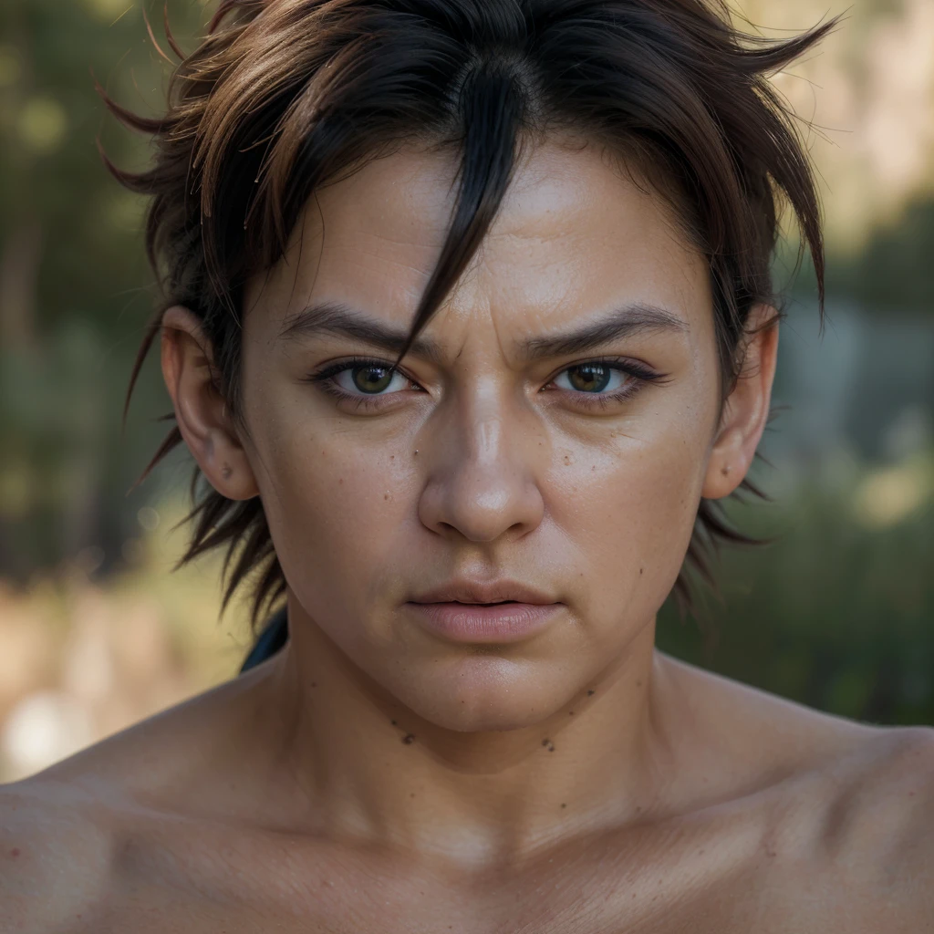 (masterpiece, best quality:1.2), (8k uhd, 16k, 32k, ultra high res), (photorealistic:1.37), (RAW photo), ultimate-realistic, ultimate-realistic details, ultimate-realistic texture, ultimate-intricate details, ultimate-realistic lighting, ultimate-realistic shadow, ultimate-angry face, ultimate-RAW skin, ultimate-realistic eyes, full body, create goku in 30 years old