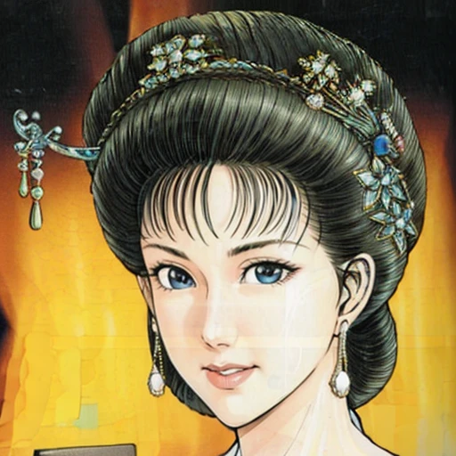 NSFW,Woman,{full_nude},{full_body},big breast,big nipple,Pubic hair of the same color as the hair,red cheek, crying, open mouth,skinny,sit on the chinese traditional style bed,{best quality}, {very aesthetic}, {ultra-detailed}, {best illustration},Blowjob, male, penis, Bukkake, Cum on my chest
