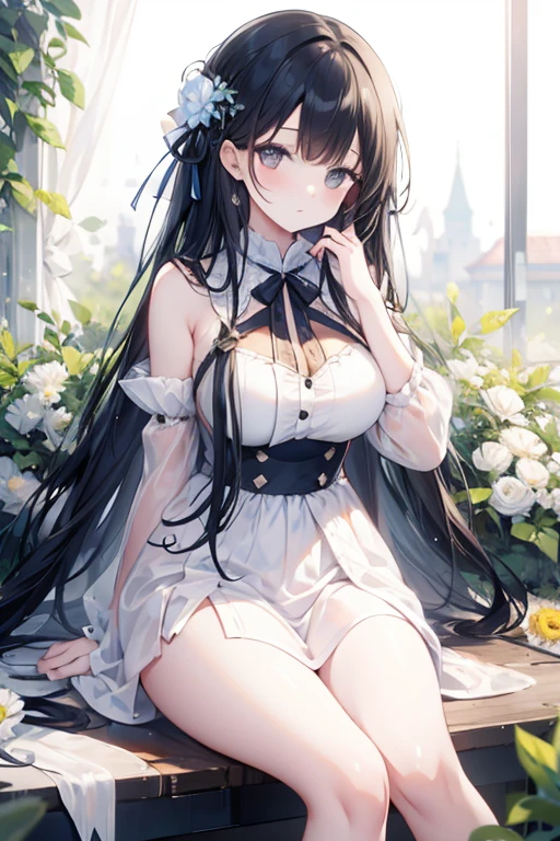 a girl wearing a chocker, black and purple lace outfit, gothic earrings, posing Infront of a garden, night sky, stars in sky, colorful animation stills, red dark mid length hair, blue eyes, gothic, curvy, cute adorable face, seductive eyes gaze, cutsie, looks , gothic aesthetic. Full body picture, sexy, seductive, night lighting, curvy body, busty, thicc butt, Great shading, shadows, butt shadow, butt detail, round butt, huge butt, massive ass, massive bum. Random sexy poses, taken from random photo angles