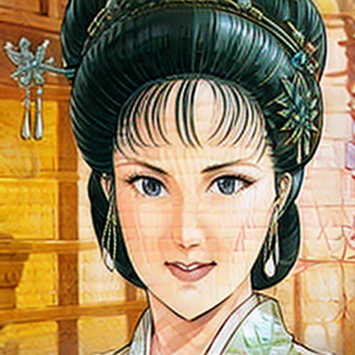 NSFW,Woman,{full_nude},{full_body},big breast,big nipple,Pubic hair of the same color as the hair,red cheek, crying, open mouth,skinny,sit on the chinese traditional style bed,{best quality}, {very aesthetic}, {ultra-detailed}, {best illustration},