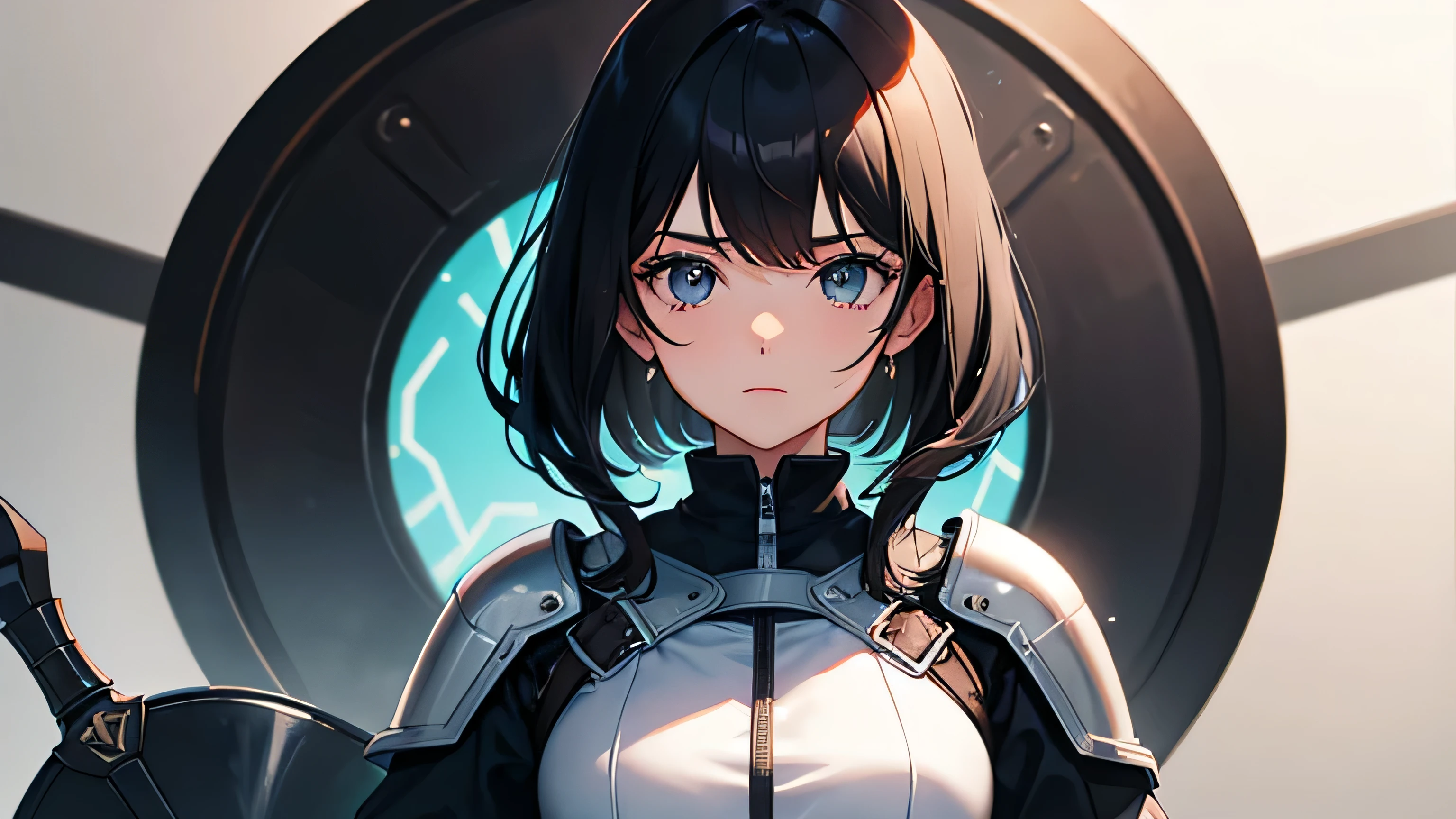 (masterpiece),(best quality:1.6), (ultra-detailed),guro girl , bionic skull