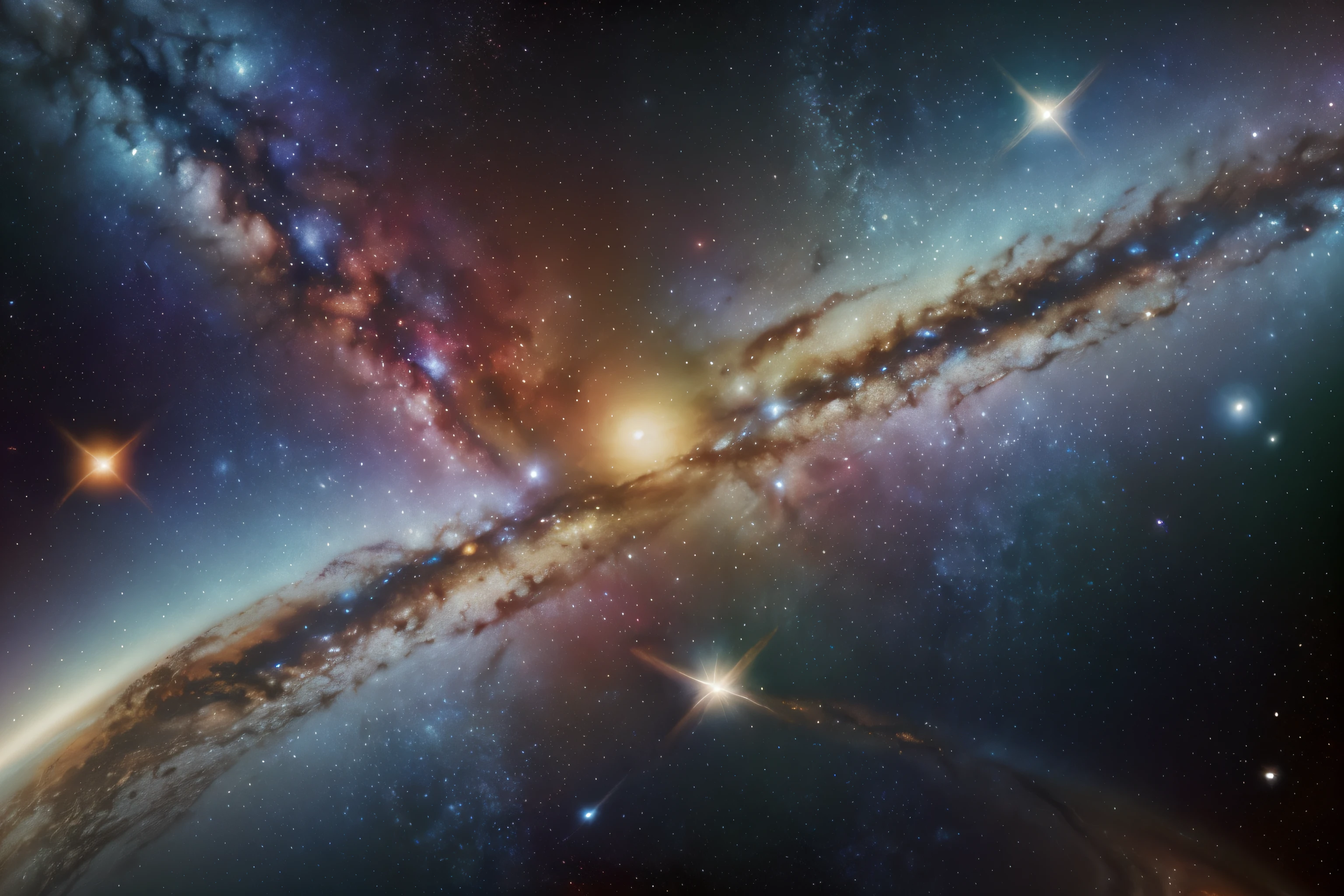 Space Backgrounds: Colorful depictions of outer space, planets, and galaxies.