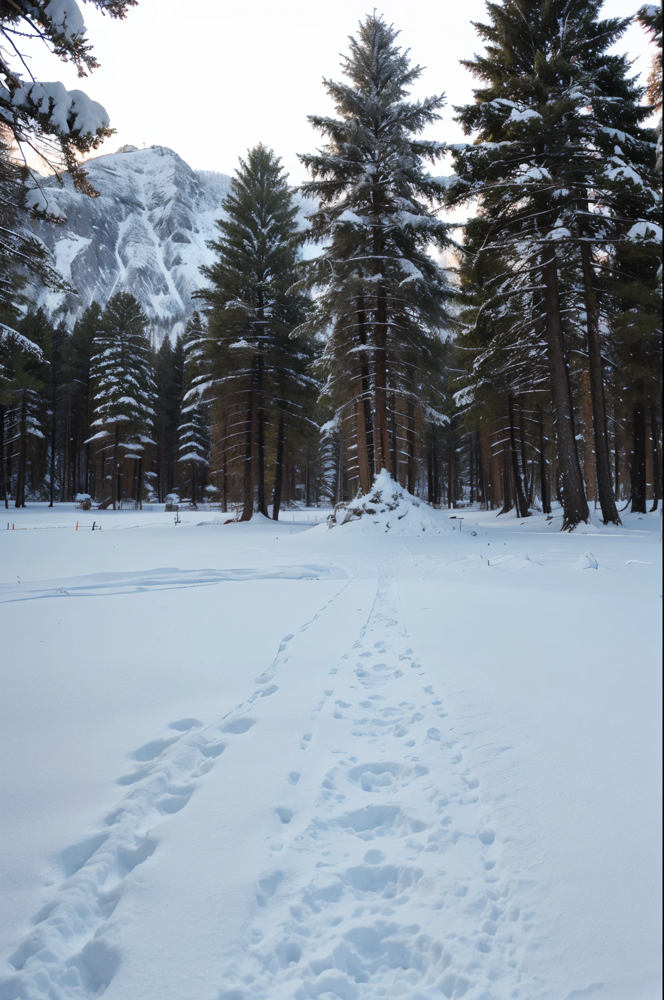 Female, face like jessica lucas, darkish skin, chubby, completely naked, running thought a snow covered forest, full fronal view, feet visable (Best Quality)), (Ultra-detailed), (extremely detailed CG unified 8k wallpaper), Highly detailed, High-definition raw color photos, Professional Photography, Amazing face