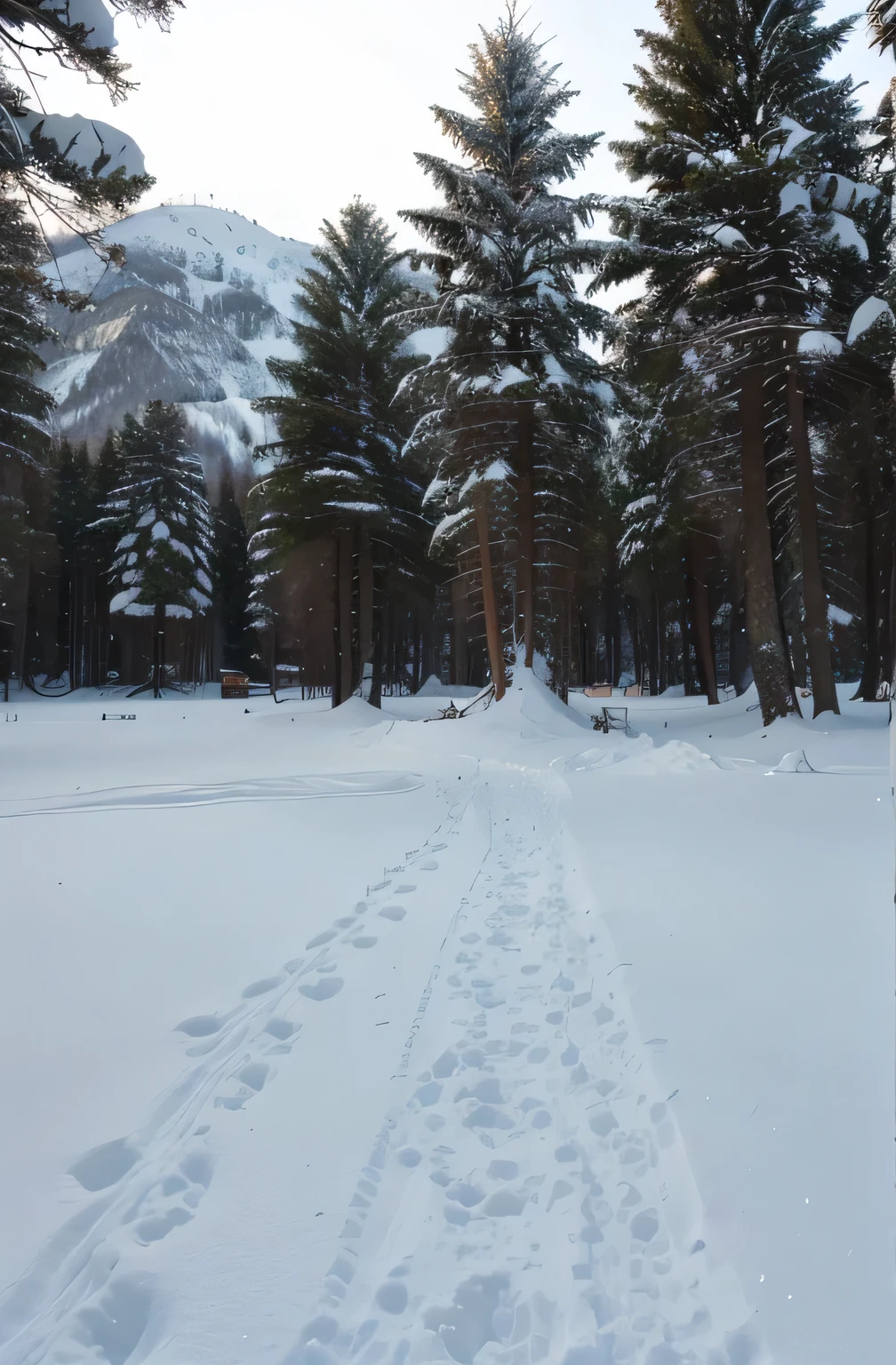 Video Mount, tree, snow