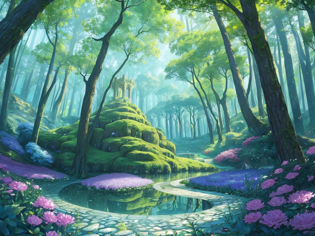 In this fantastical realm, enchanting landscapes unfold, crafted from the depths of imagination. Here, magic thrives and breathes life into the breathtaking vistas. Mysterious creatures, each more alluring than the last, roam the lands. Stunning natural phenomena ignite the senses with their vibrant hues and intricate patterns.

The terrain transforms and evolves at every turn, revealing labyrinthine paths through verdant forests brimming with exotic flora. Rolling hills carpeted in delicately patterned petals, shimmering lakes mirroring the azure sky above, and soaring cliffs with intricate details etched