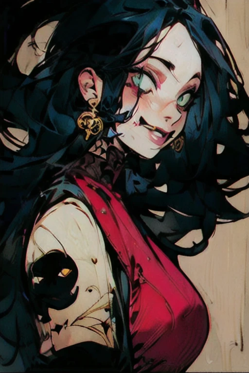 (masterpiece), (High resolution), (Ultra delicate), (clear), Manga style illustration, (drawing style), Japanese painting, clown、Circus、leotard