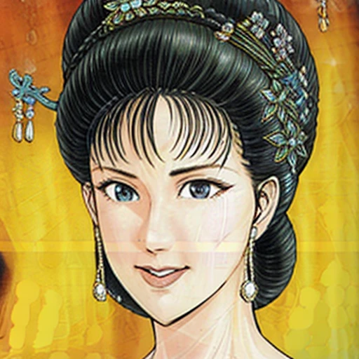 NSFW,mature female,{full_nude},{full_body},big breast,big nipple,Pubic hair of the same color as the hair,red cheek, crying, open mouth,skinny,chinese traditional style bed,{best quality}, {very aesthetic}, {ultra-detailed}, {best illustration},
