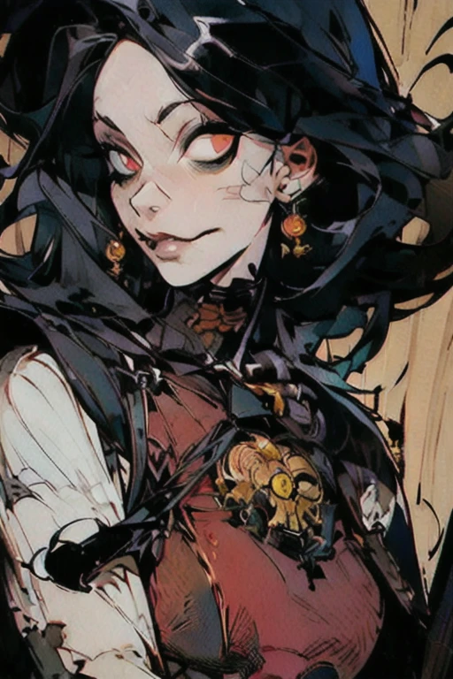 (masterpiece), (High resolution), (Ultra delicate), (clear), Manga style illustration, (drawing style), Japanese painting, clown、Circus、leotard、Full Body
