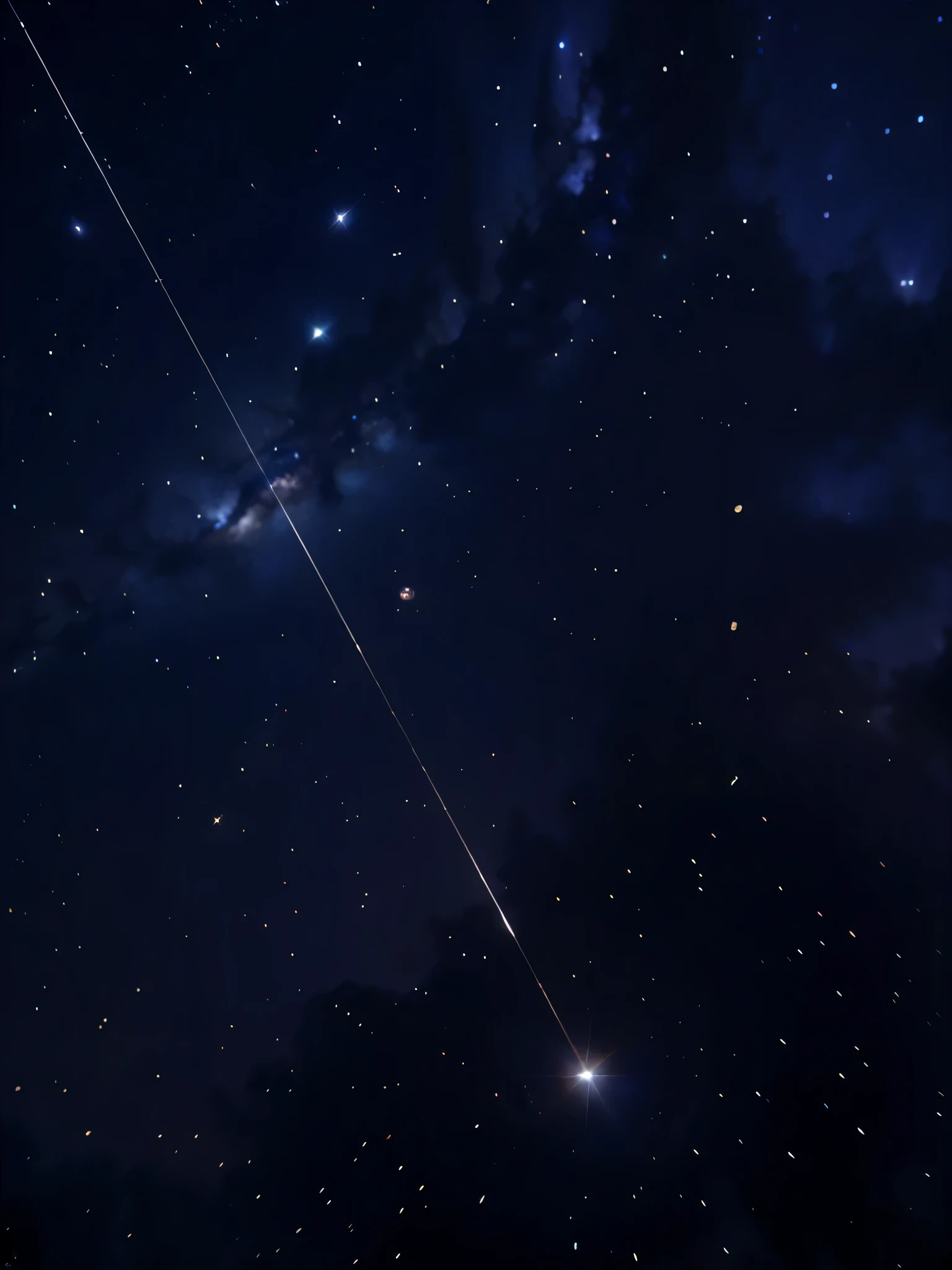 The night sky is full of stars with airplanes flying through the sky., In the beautiful clear night sky, Meteor in the background, In the bright night sky, The background is a plane in space., stars in the sky, stars shine in space, it is flying through space, On a background that looks like a galaxy, The starry sky in the background, deep space in the background, In space full of stars