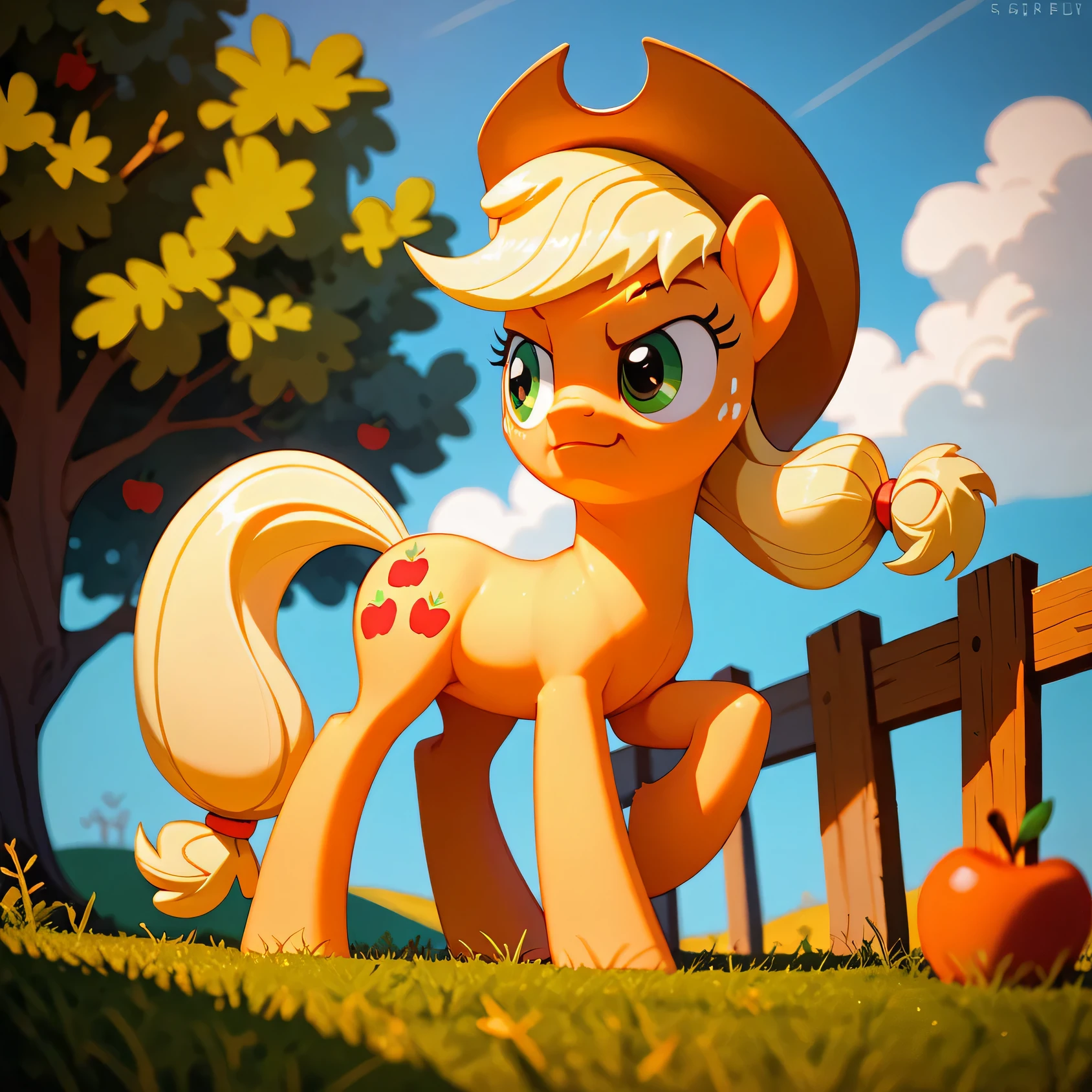 score_9, score_8_up, score_7_up,  Applejack MLP
