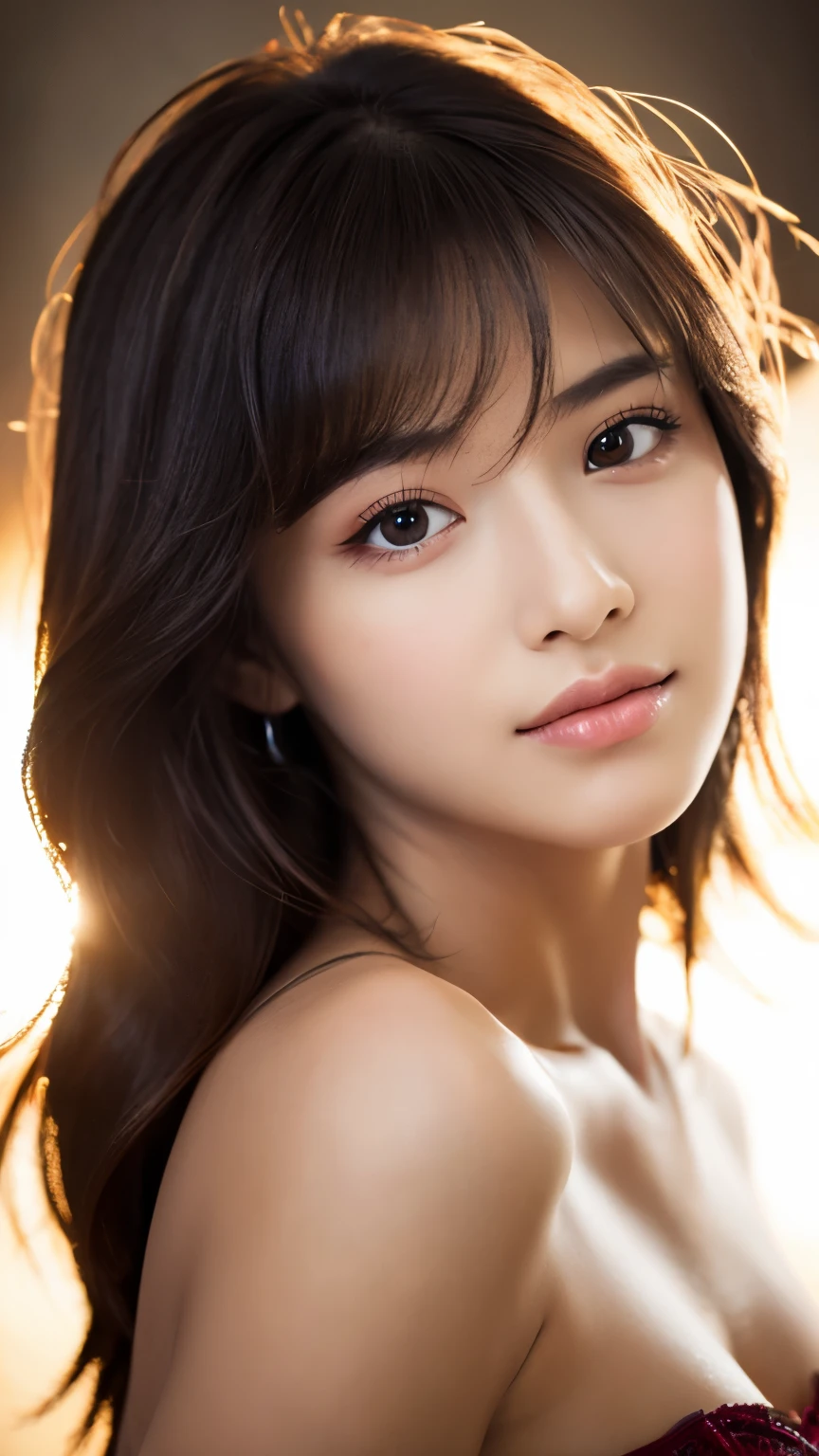 realistic ,masterpiece, highest quality, girl, woman, High resolution, portrait, photograph_light, {{}}, Ulchan-6500-v1.1:0.8、