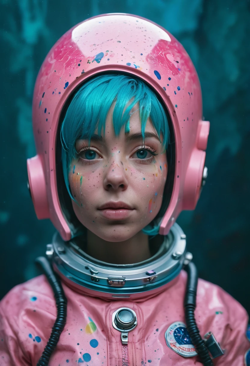 8K, ARTISTIC photogrAphy, best quAlity, mAsterpiece: 1.2), A (potrAit:1.2) Don Bluth Style ASTRONAUT nude pink Toon Doll, full body RAW candid cinema, cyan hair, 16mm, color graded portra 400 film, remarkable color, ultra realistic, sad admosphere, dark lighting, oppressive atmosphere, depressive colors, kodak portra 400, photograph,r, Natural Light, Pinhead lighgts, blur reflection, Brush Strokes, Smooth, abstract, Splatter, Oil On Canvas, rainbow colors, fractal isometrics details bioluminescens : a stunning realistic photograph of wet bone structure, 3d render, octane render, intricately detailed, titanium decorative headdress, cinematic, trending on artstation | Isometric | Centered