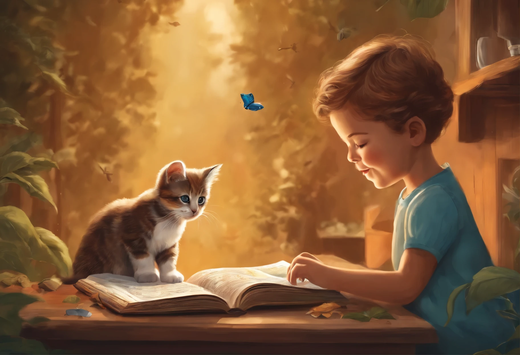 there are two The kids playing with a puzzle with a cat, Helen Stephenson Jigsaw Puzzles, pexels, Process Art, The kidss book illustration, The kidsbook illustration, The kidss illustration, illustrations for children's books, illustration for The kids, The kids's book illustration, The kids’s book illustration, The kidsIllustration by, The kids book illustration, mysterious, The kids\Illustration by