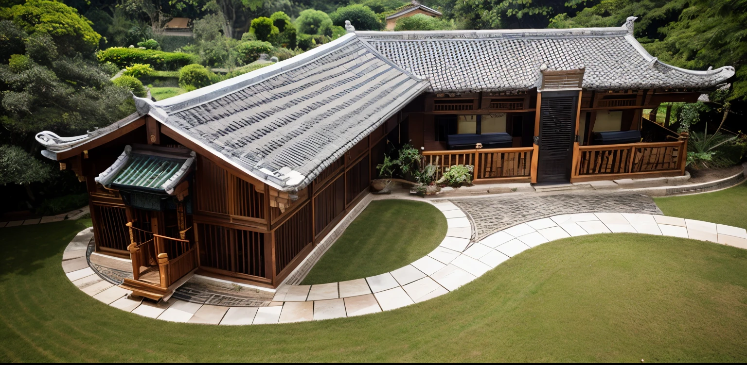In Pu Luong, traditional houses feature:
Yin-Yang Tiled Roof: Curved ceramic or clay tiles.
Earthy Walls: Constructed from bricks or clay.
Wooden Doors and Windows: Large for natural light and airflow.
Functional Interior: Divided into living spaces.
Garden Courtyard: Some with lush greenery for a serene atmosphere.