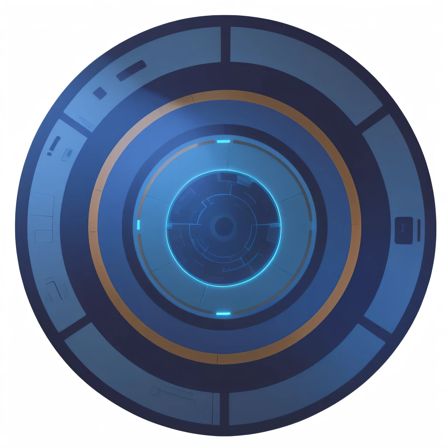 futuristic city, With circular energy matrix, Futuristic Cyberpunk 2077, --automatic