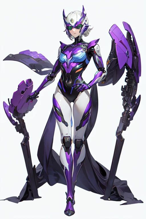 Twilight Sparkle, Twilight Sparkle Cyborg Girl, Twilight Sparkle from my little pony, bio organism, not human, mechanical parts, lush hair, long hair, Twilight Sparl hair, bionic body parts, missing skin, completely cyborg, cybernetic organism, mechanical arms, mechanical legs, mechanical purple wings, metal wings, wings glow purple, red glowing eye, full height, full body, very detailed, Ultra 8k quality, broken parts, holes in mechanisms, no living organism, runes and purple magic, magic flies around, a lot of purple, purple backlight, spark earrings, a lot of magic, flies