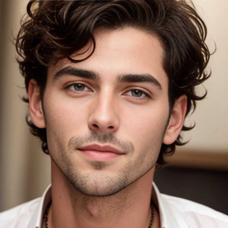 a heartthrob men jew sephardic short hair  focus on the face  