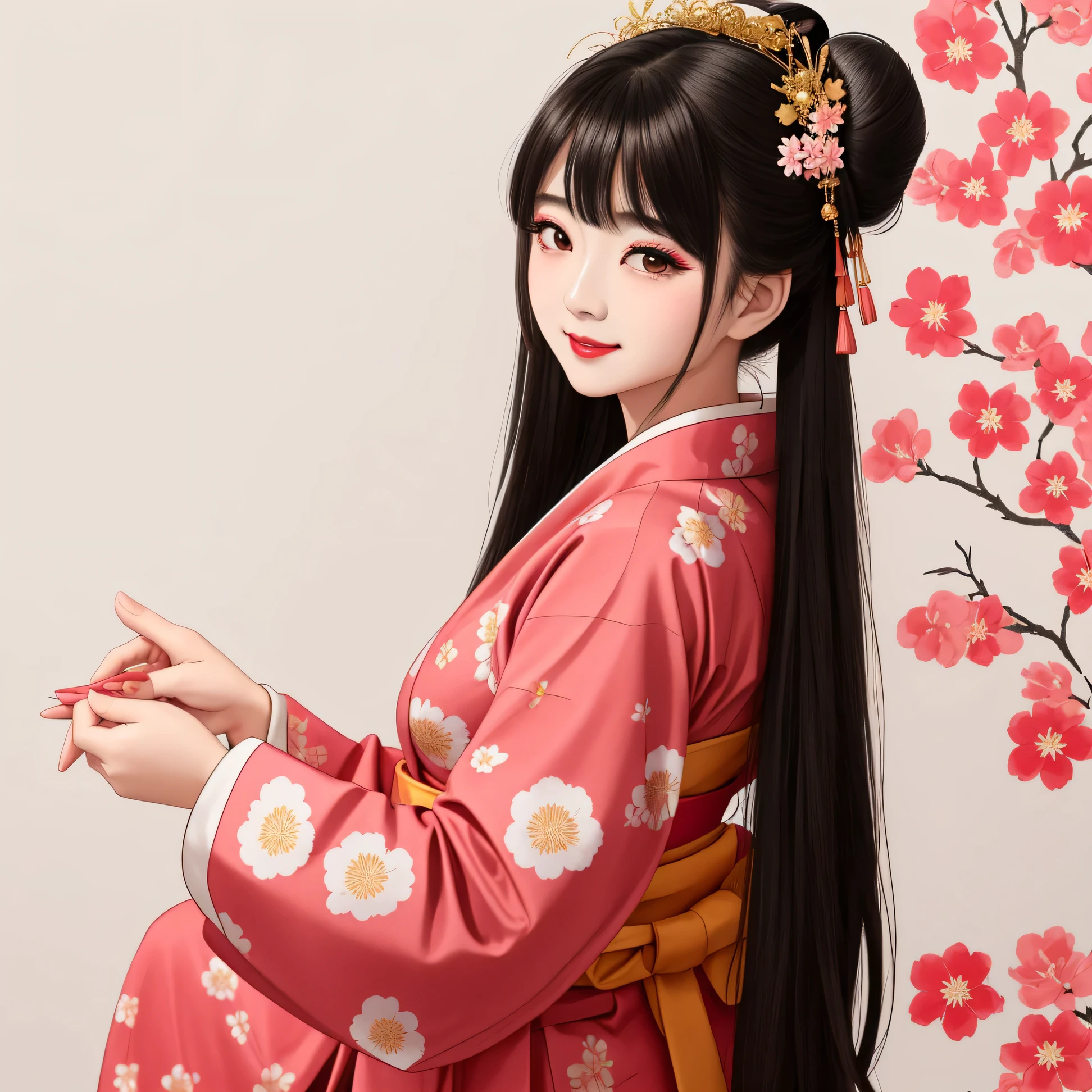 Each has a different expression2People and sisters、(2 girls)、⦅Dancing traditional performing arts gracefully)、((Big Breasts、Small Face、not exposed))、highest quality、masterpiece、(Black Hair、Bun Hair)、Brown Eyes、⦅Wide angle、Angle from above, from the waist up、Pause on the magazine cover、Each person has a different perspective when looking into the distance⦆、(8K high quality、masterpiece、High resolution、Realistic and beautiful light and shadow、(highest quality)、(High Resolution)、(Very delicate and beautiful)、(beautiful 8k face)、(Close your eyes while smiling、Beautiful eyes)、(Clear skin)、(soft hair)、(8Head to Body)、(Japanese-style yukata kimono with red, pink, and orange floral patterns on a white background, mixed with gold powder、wearing a yukata2Japanese beautiful girl)、((tanabata decoration background))、((Small Face))、(arms up)、thin and small nose、(Red lipstick)、(Make your cheeks red)、(Glossy skin)、((Ink painting style))、extremely thin eyebrows、Overall super high quality、(She wears maiko-style makeup)、Whitening、long and beautiful eyelashes、Glowing Skin、(red cheeks),straight nose、masterpiece、highest quality、whole body、 eyebrows visible through hair、Bun Hair、Grin、Gal、Kogal、Viewer's Eyes、Plaid、Stylish、woman、fine、Pause、
Waiting to start