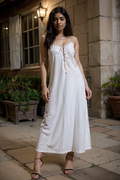 Indian women in nighty dress