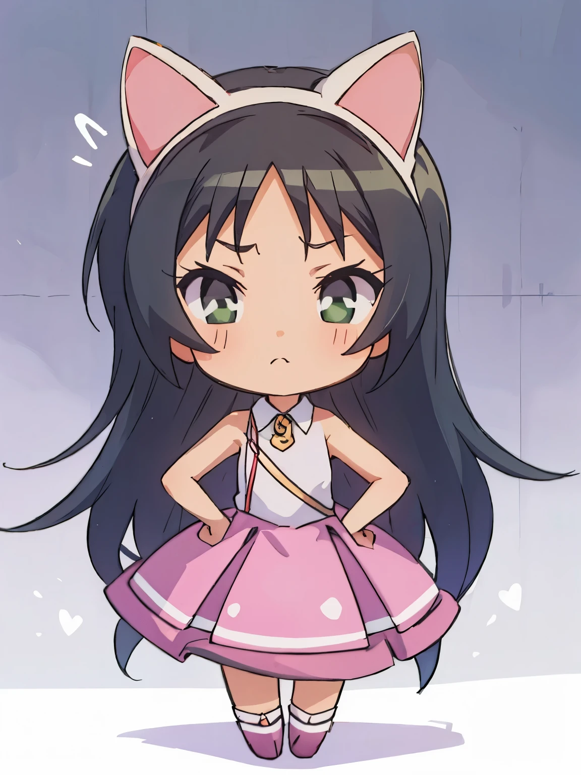 Animal ears,Flat Chest,Chibi,