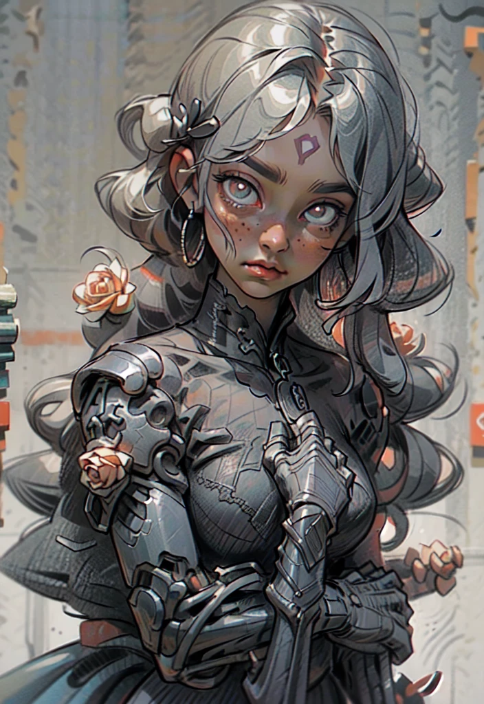 [detailed illustrations, Art, based on an extremely perfect anatomy, very detailed and detailed drawings, slow and gentle lines, realistic texture],((Colored wavy basic lines)),(Working with outstanding craftsmanship),(ruins background),MACHINALISA HENTAI ANIME Beauty (high (high)) 16 years, smooth straight hair. (long transparent hair) automatic,Black Dress Black Rose ((Lace Pattern) (Thorn)) (Alien Armor Chain (Transparent Material)) (Cybernetic Gothic ta (Titanium Alloy)),(((fashion not bondage:0.4)))),((Fine and beautiful skin expression (transparency))),((Clear Gaze)),((perfect eye detail (Beautifully drawn pupils in detail))),(( long and beautiful eyelashes: 0.4)),(beautiful perfect face (Realistic facial details: 0.5)),(Subtle hair details)),((perfect finger detail)),((Perfectly proportioned proportions: 1.2))),(The design is made at a high level,((Advanced structural understanding of materials)),Perfect color combination),((Decoration)) ((Dense details) ),((detail, a high resolution)),[(Precision detail),((Multilayer texture)),high quality,a high resolution],((Accurately simulate the interaction of light and material., understanding of air flow, Mechanically correct representation))),(((Visual art with a sense of storytelling)).