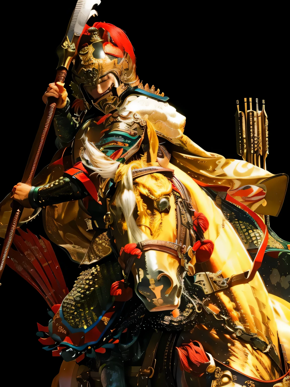 8K, original photo, Best quality, (masterpiece:1.2), (actual:1.3), (photoactual:1.3), Super detailed, (High detail skin:1.2), soft light, film grain, Fuji XT3, Handsome,OK,whole body,1 Boy,armor,(((symmetry))),single hair OK,,hair crown,A man riding a horse, zhao yun, inspired by Guan Daosheng, author：Yang Jie, horse warrior, author：Yang Borun, xianxia hero, feng shu, Inspired by Huang Shen, Inspired by Zhao Yuan, Inspired by Guo Chun, by Li Zai, Inspired by Fan Kuan,White Cloak,Cloak,holding spear with both hands,spear,white horse,armor,,(((symmetry ))),White clothes
