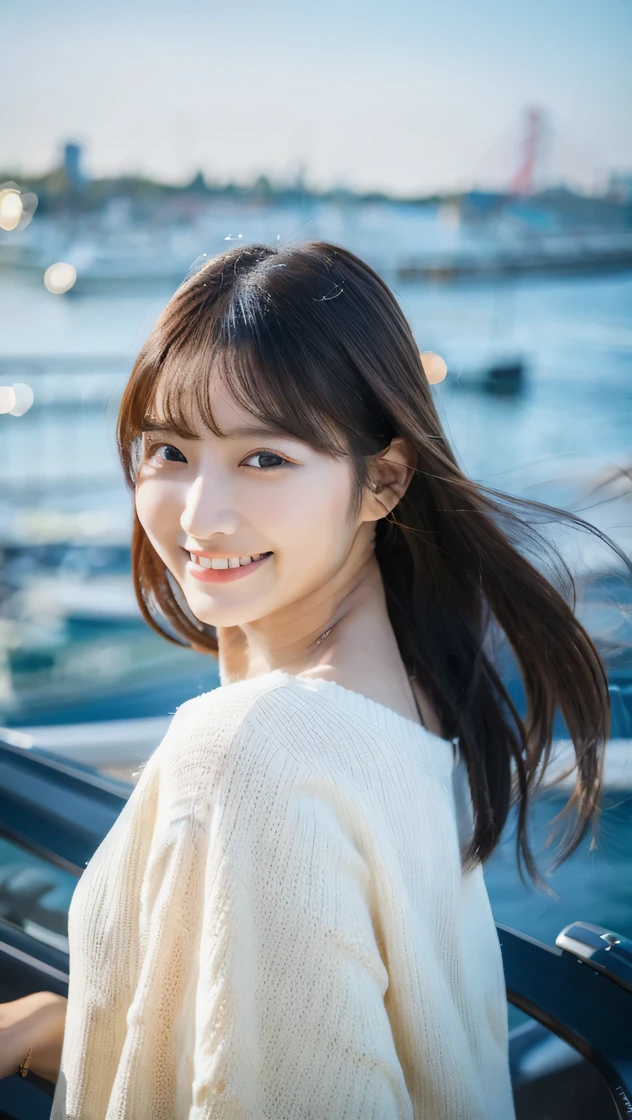 smiling