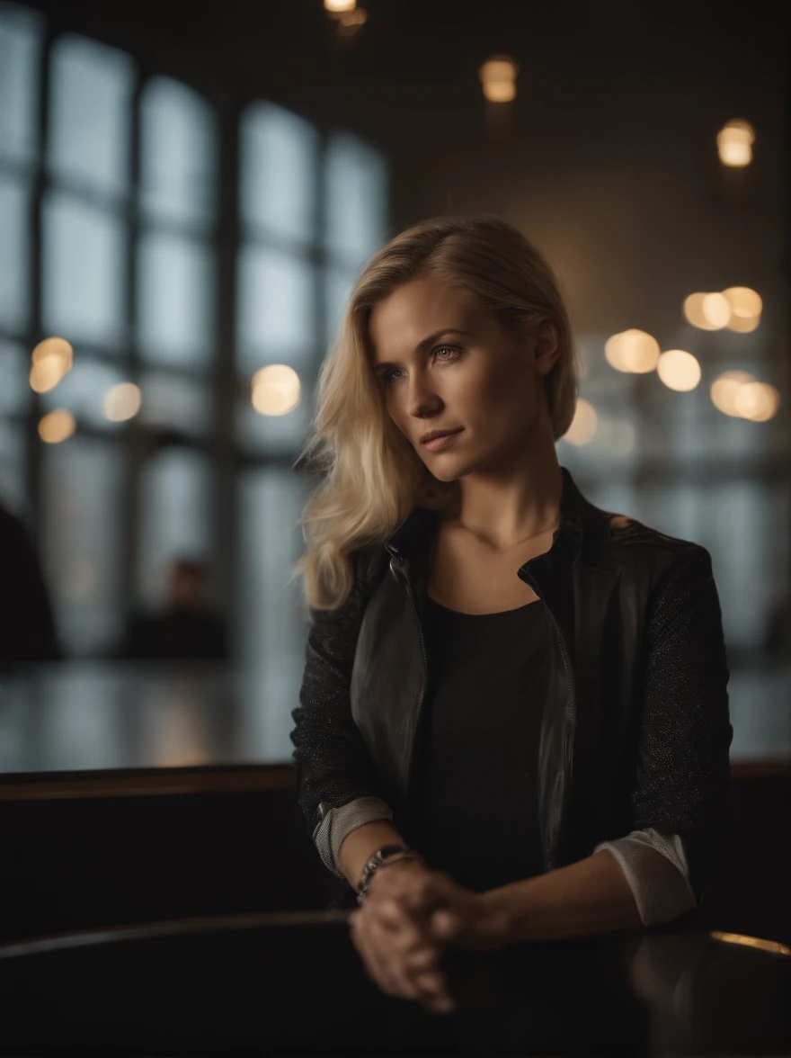 Junge Frau, 24 Jahre, Blond, (Side cut 1.2), (Cyborg 1.2), (Solo)