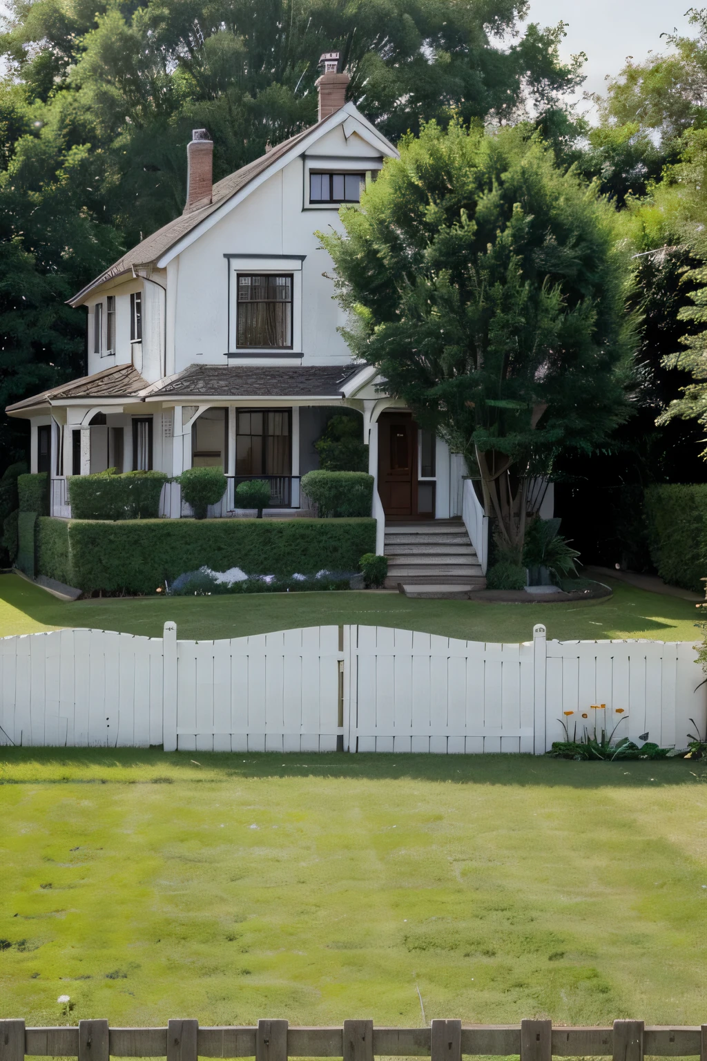 It's good, but you don't need to see this house. It's mainly a white fence and a vegetable patch. You need a square picture with a high resolution.