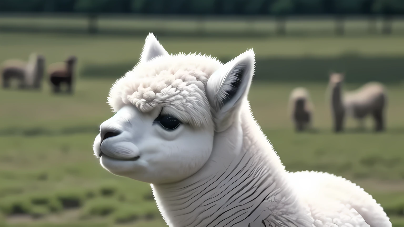 An alpaca