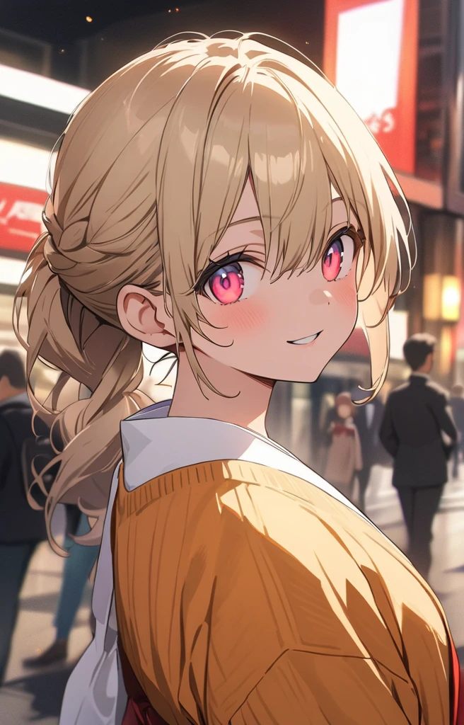 (highest quality、masterpiece、High resolution、detailed)animeスタイル、flat style、(Shining Eyes、detailed美しい顔),  BREAK,(1 boy:1.4、Handsome:1.2)、A refreshing look、Casual clothing、Tokyo station front、Daytime hours, BREAK,Dynamic Angles、anime