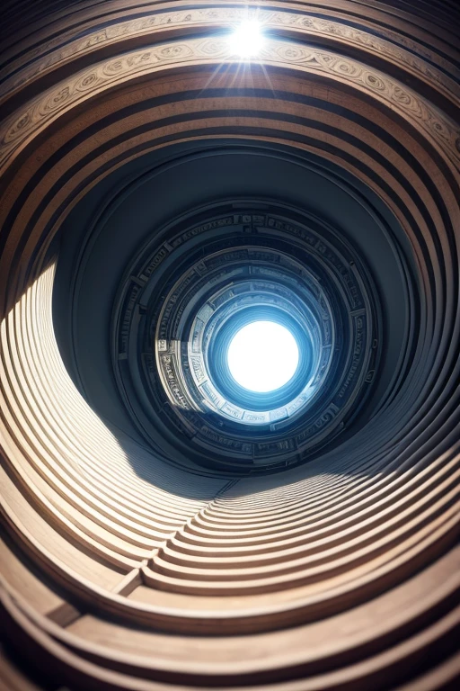 Trick Art、Escher、ultra wide angle lens、stage