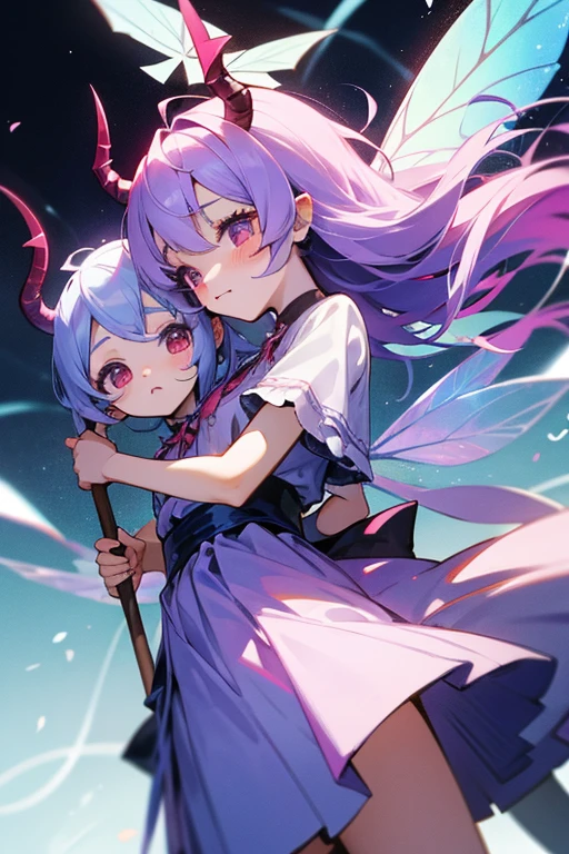 Demon Fairy、cute、twins、stick together、cute
