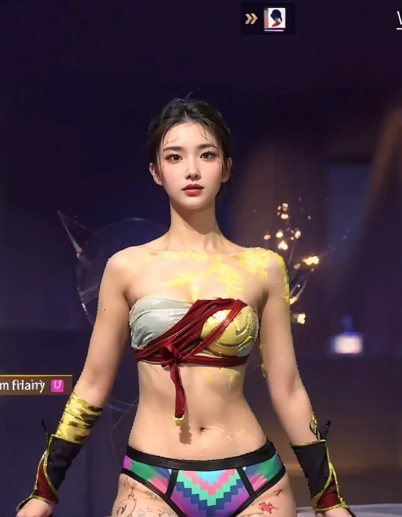 Beautifull,Wearing sexy pajamas, graceful posture, facing the camera, full of imagination, first love,Big breasts 