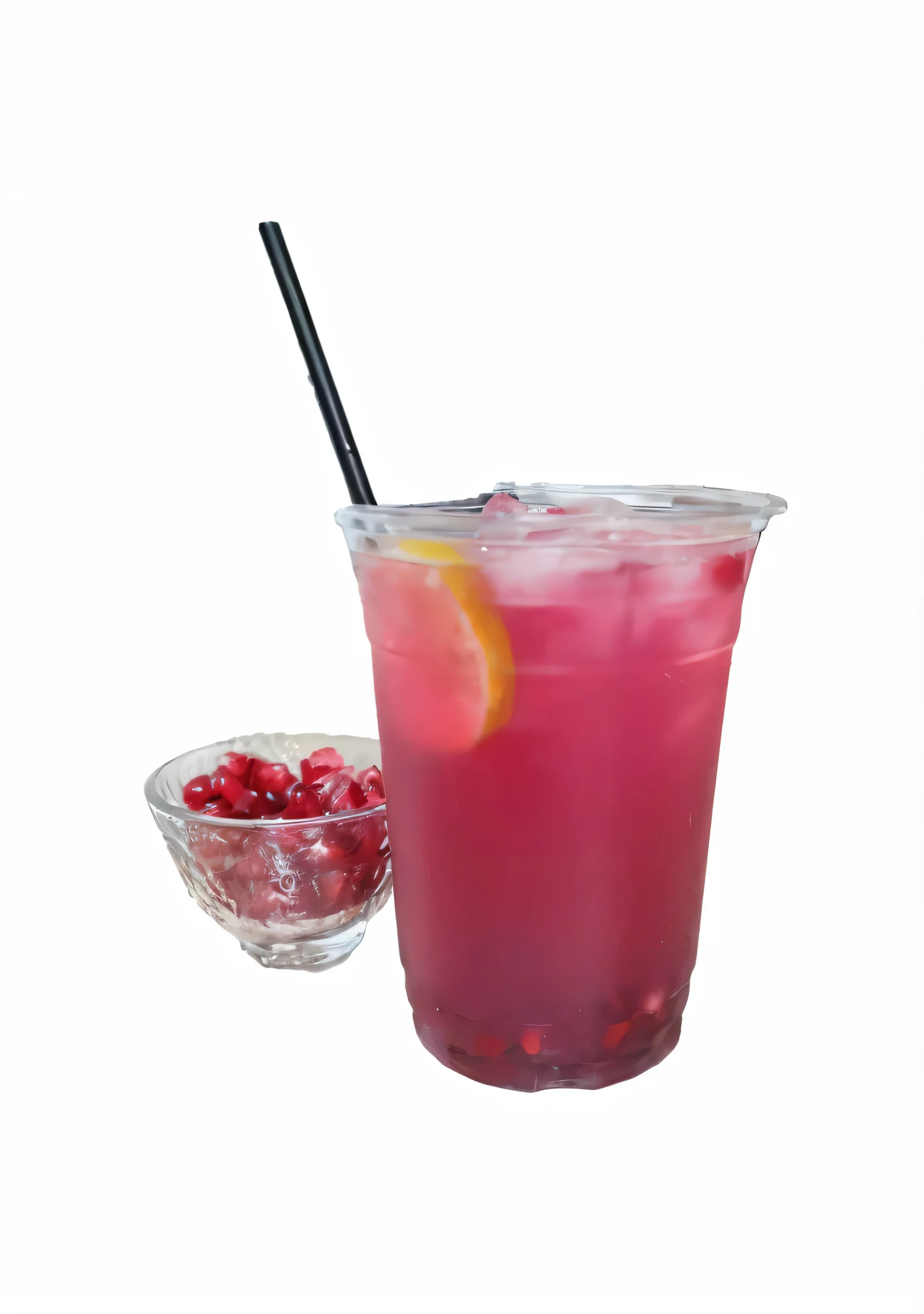 there is a glass of water with a straw and a straw in it, drink, cold drinks, berry juice, Pomegranate juice, tall Iced tea glass, complete equipment, with a drink, full size figures, drinks, Pomegranate, straw, Refreshing, Iced tea glass, by Rhea Kami, drinking cocktail, 2 0, whole body, Big city