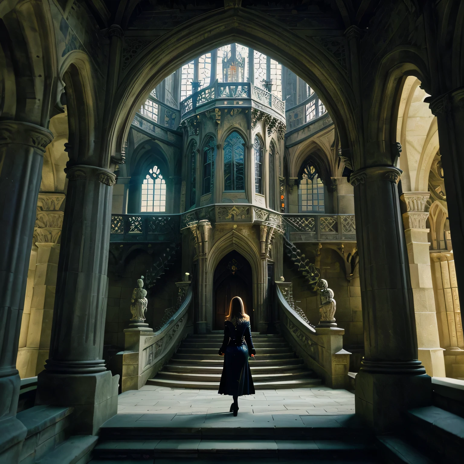 (best quality,4k,8k,highres,masterpiece:1.2),ultra-detailed,(realistic,photorealistic,photo-realistic:1.37),impressive,fantastic,beautiful ancient castle,gorgeous magical castle,giant castle on top of a hill,mesmerizing stone castle,extraordinary fairytale castle,unbelievable fortress,enchanted castle with towers,impressive architecture,unique castle design,grand entrance,mystical atmosphere,imposing structure,towering spires,ancient stone walls,elegant courtyard,drawbridge,moat,beautifully landscaped gardens,sparkling water fountain,hidden passageways,ornate decorations,carved wooden doors,stained glass windows,spiral staircases,gloomy dungeons,medieval charm,rich history,fantastical creatures roaming,exquisite details in every corner,impressive lighting and shadows,vibrant colors,cinematic style