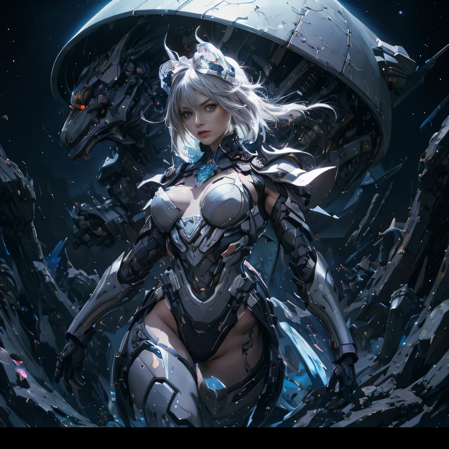 Another Dimension , Polygon Art、Quantum entanglement、Double Exposure、 (Polygon Art)、Cross your arms、Less exposure、Great background、Minimalism, Color Field Painting, By Alphonse Mucha,stardust、 Attention to detail, Textured skin、Face decoration、Digital, shape, Machinery Armor、Digital art, Digital painting, anime art wallpaper 4k, anime art wallpaper 4k, Anime Art Wallpapers 8K, 4k detailed Digital art, rossdraws Colorful, 8k hd wallpaper Digital art, Jen B. Art L, 8k high quality detailed art, 4k highly detailed Digital art, Digital artwork 4 k