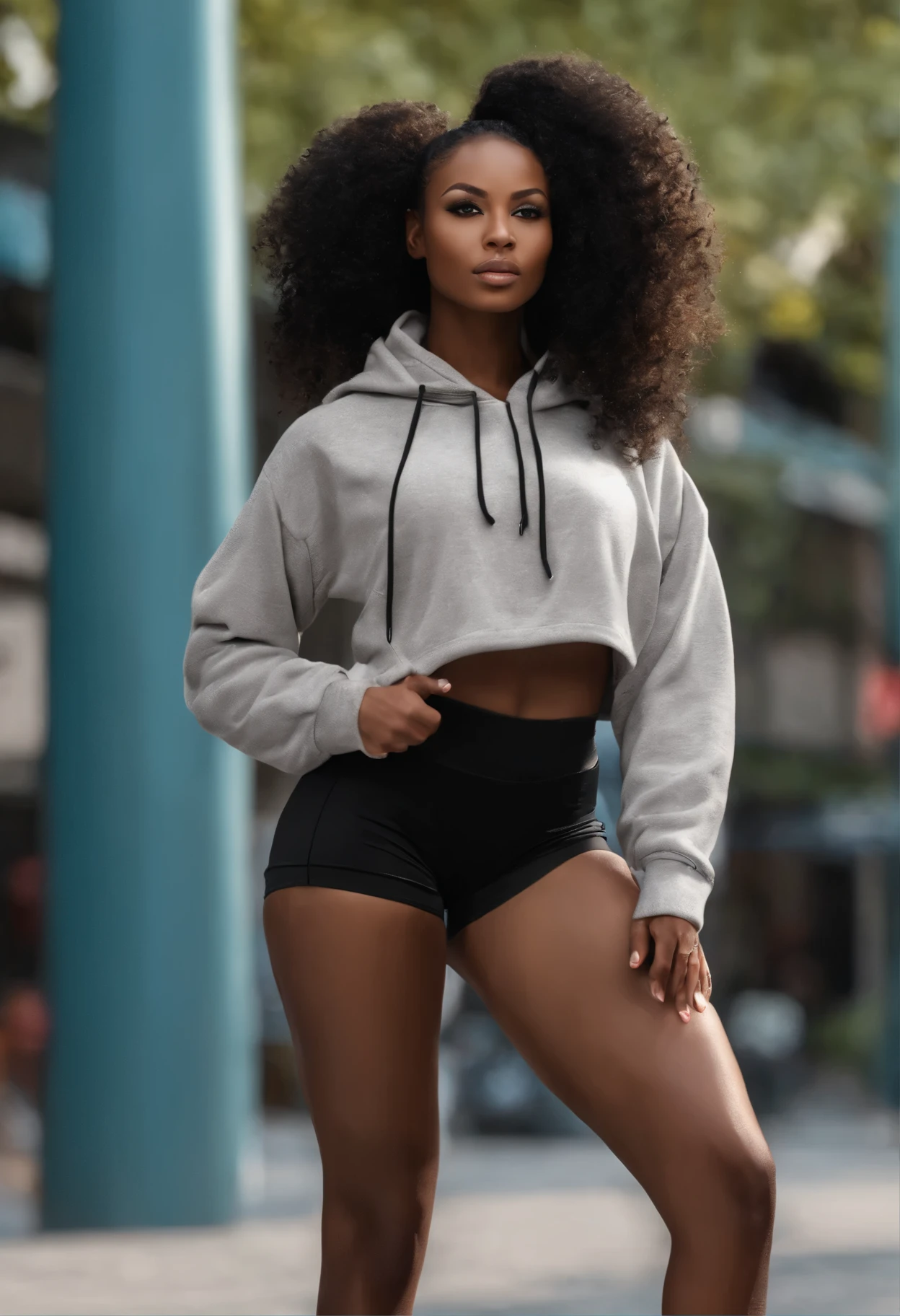 Dark-skin Gorgeous black woman with cinnamon skin with butterflies , bright colors, vivid, intricate,Ultra HD picture quality masterpiece, full body, alluring, urban casual clothing, wlop, Stanley Artgerm, character design, watercolor art, "(best quality,ultra-detailed),Dark Ebony skin,Ebony skinned female:1.1,beautiful detailed brown eyes, beautiful detailed lips, long black hair, African art, chocolate skin color, dark skin, dark skinned, ebony nose, matte illustration, mythical pathway
