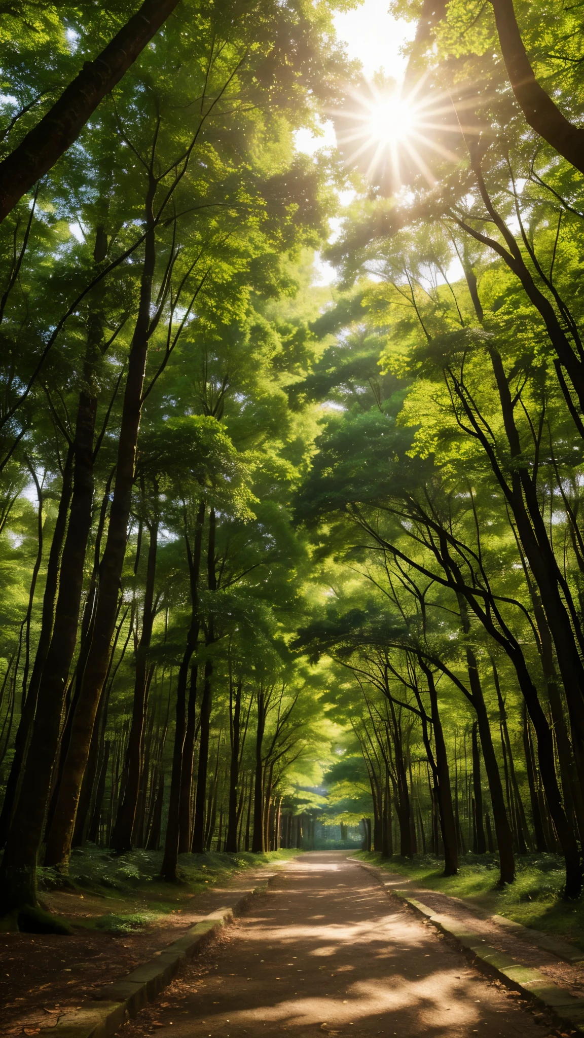 beautiful,beautiful,wood,(highest quality,4K,8k,High resolution,masterpiece:1.2),Very detailed,Realistic,landscape,Vibrant colors,nature,Calm,kind,Harmonious,leaf,Sun rays,Shadows among the branches,Branches swaying in the wind,Lush greenery,Majestic,expensive,peaceful,Rejuvenation,quiet,quiet,refresh,Healing,Calm,Calm,Interconnected,woodのleafの間から差し込む太陽の光,whispering leaf,Spotted Light,Forest atmosphere,zen-like,Ethereal,dream-like,Green Canopy,shimmering leaf,Dancing Shadows,natureのざわめく音,Paradise on earth,elegant,Timeless beauty,poetic,Melodic,elegant,Majestic silence,Deep Roots,Whispering Secrets
