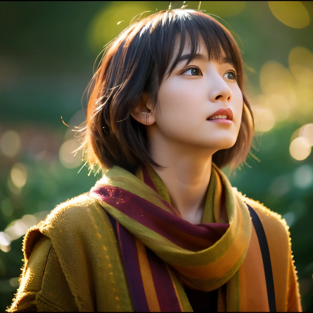 (RAW Photos, highest quality), (Realistic, Photo Realistic: 1.3), highest quality, Very detailed, masterpiece, Super detailed, figure, 1 girl, Dynamic Angle, Very detailed CG 統合 8k 壁紙, ink, wonderful, movie upper_body, Dynamic Angle, world mastery theater, highest quality, Very detailed CG 統合 8k 壁紙, ink, wonderful, Cinema Lighting, lens_Flare, Dunhuang_style, Detailed face, A beautiful depiction of the Tang Dynasty, (意figure的な表現: 1. 5), Standing in a flower field, (look up at the stars: 1.2), fire Fly, Scarf floats , Sony Mastershot, Woman taking a photo in front of the TV, Inspired by Fei Danshu, brown hair and bangs, High-resolution screenshots, Nico Video, Normal hand, Vibrant colors, full face shot of limur tempest, nice studio lighting, VHS Screenshots, Beautiful beautiful face, nude, length_hair, full_body, naked