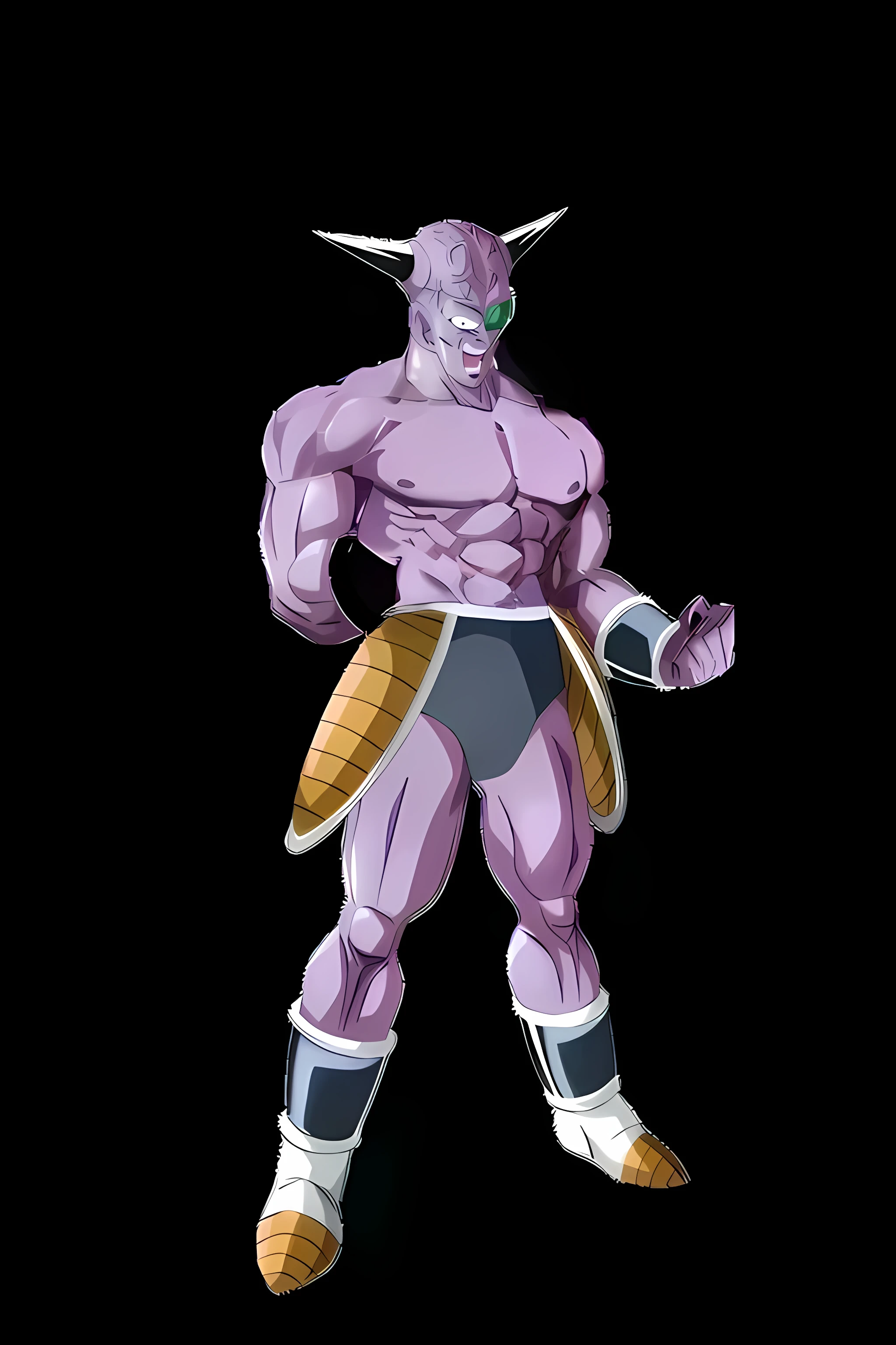 purple_body,anime,shirtless,topless,purple_muscle,athletic male body with defined muscles,rippling biceps,strong pectorals,toned abdomen,purple glowing body,anime style,shirtless male