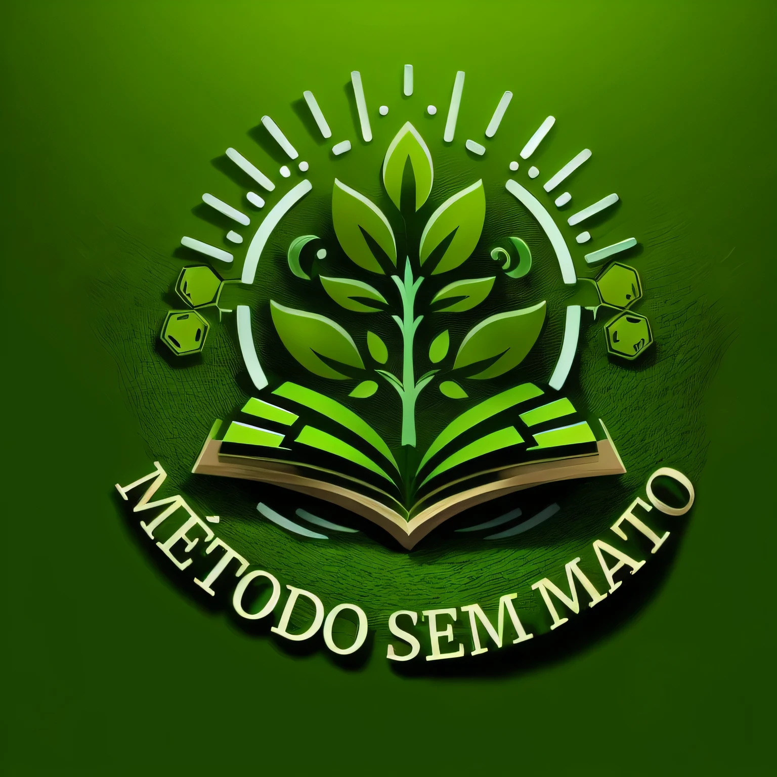 um close de um livro com uma planta em cima, logo, logo, suave, academia, seu madruga, editorial illustration, por Milton Menasco, sempe, mateus 9 5, by Rodolfo Amoedo, dotado, by Cesar Andrade Faini, logotipo ilustrado, sfumato, matte illustration
