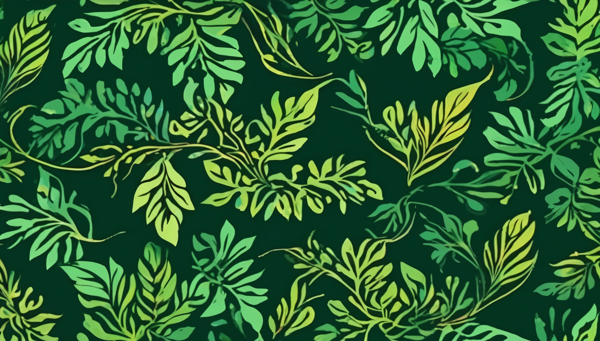 Bellflower hemp leaf pattern